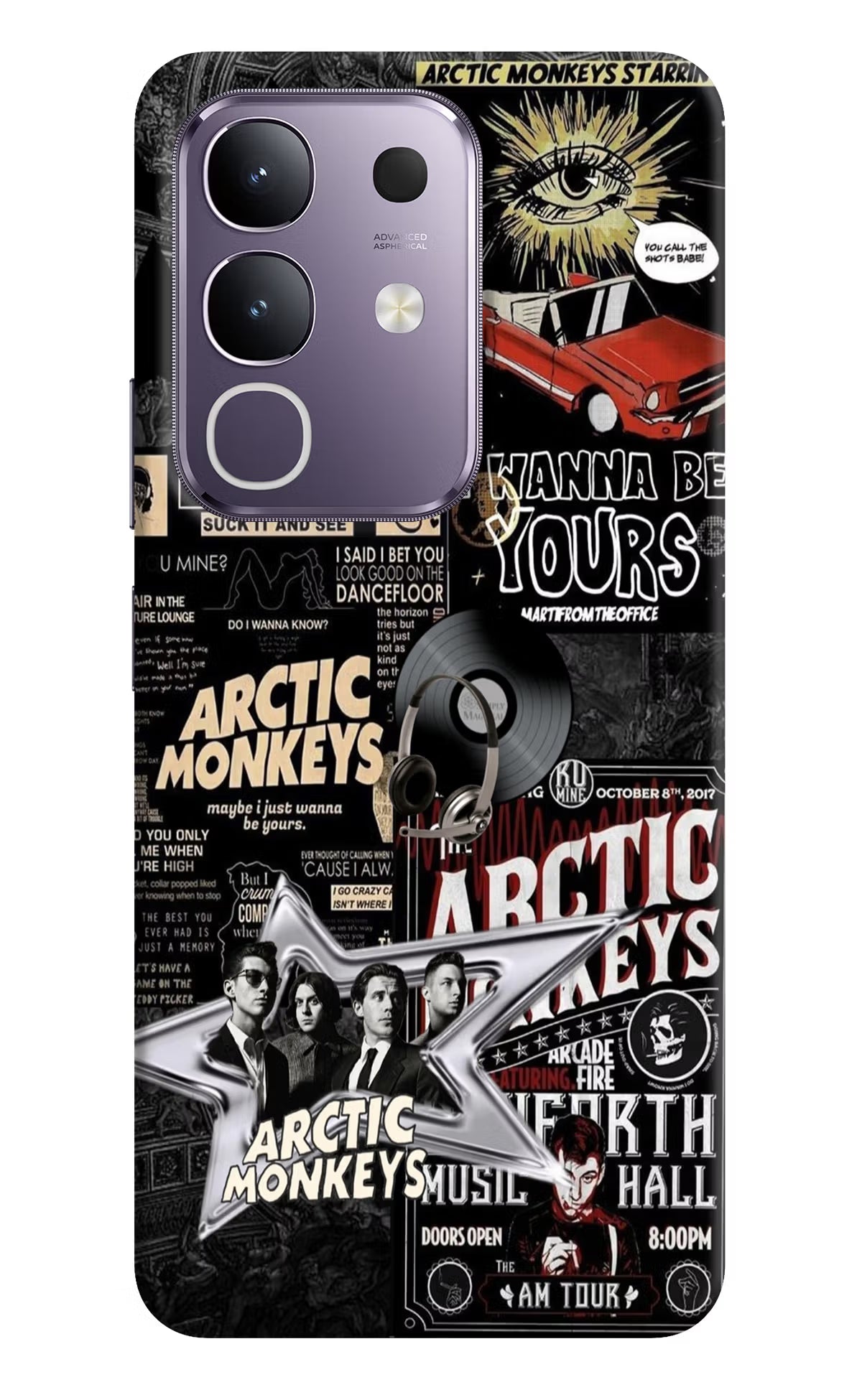 Arctic Monkeys Vivo T4x 5G Hard Case Back Cover by Casekaro