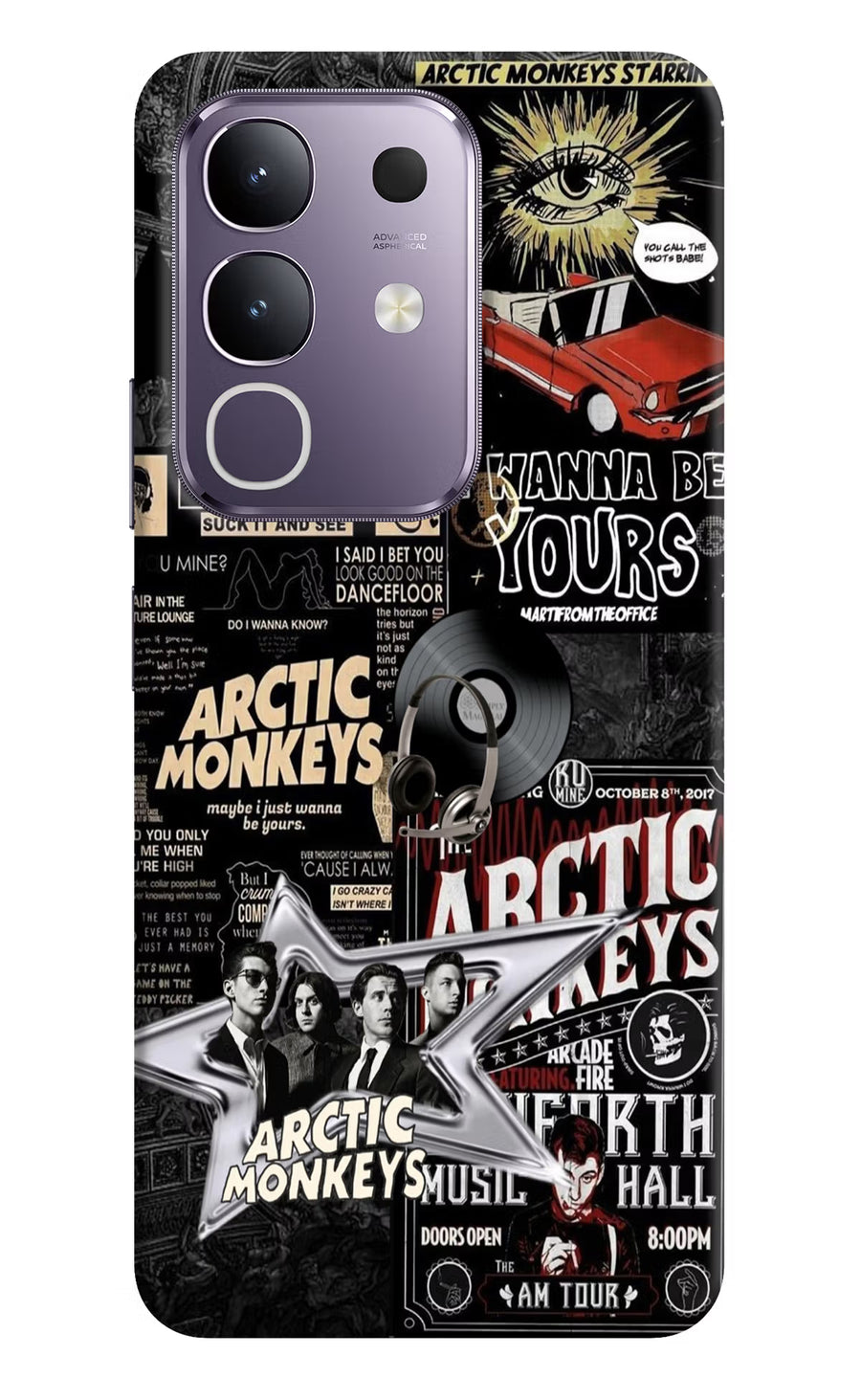 Arctic Monkeys Vivo T4x 5G Back Cover, Hard case
