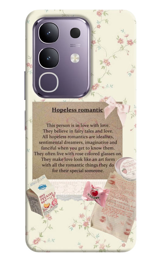 Hopeless Romantic Vivo T4x 5G Hard Case Back Cover by Casekaro