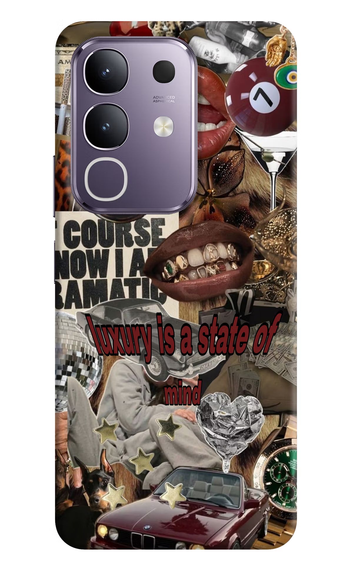 Luxury Vivo T4x 5G Hard Case Back Cover by Casekaro