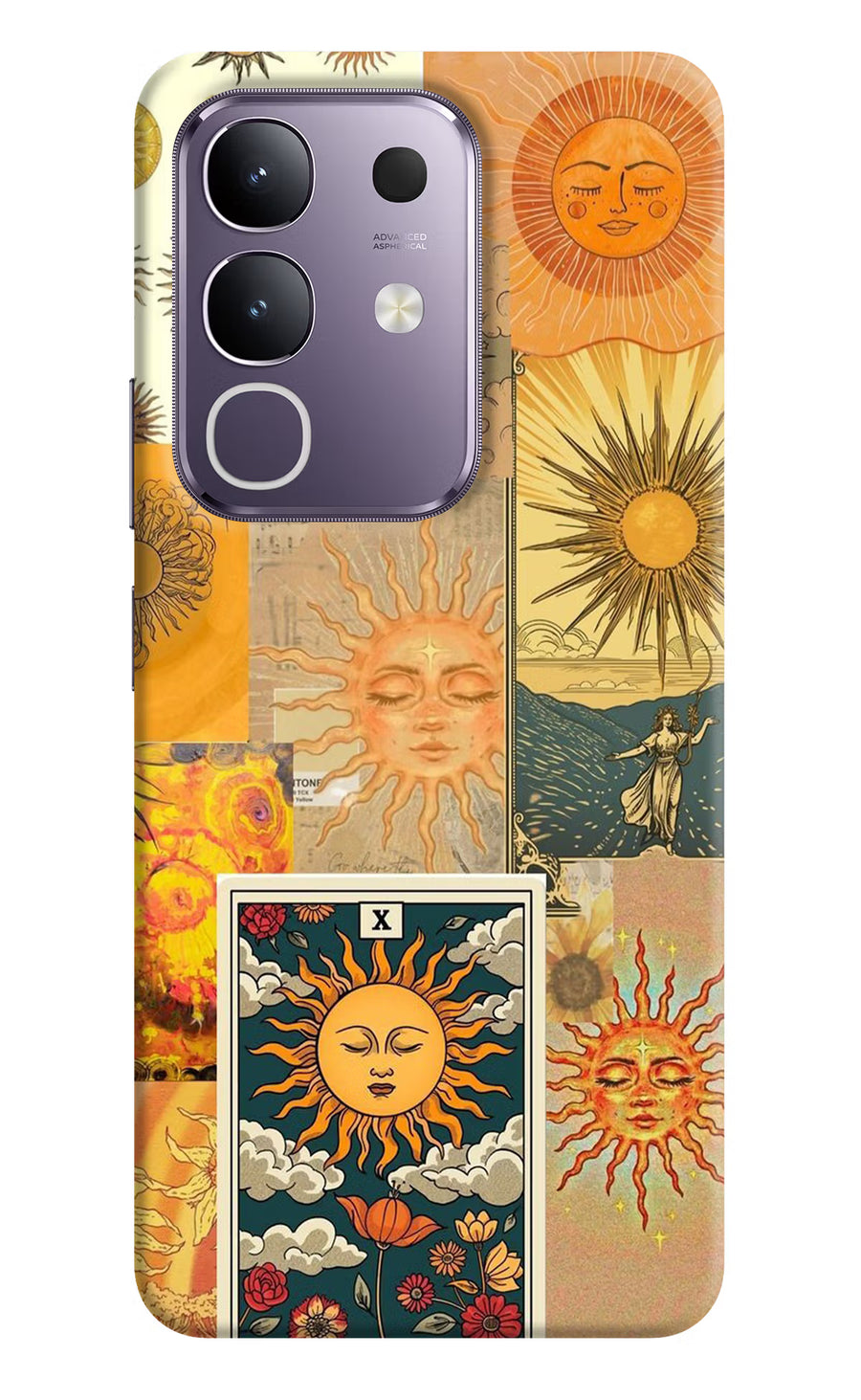 Sun Vivo T4x 5G Back Cover, Hard case