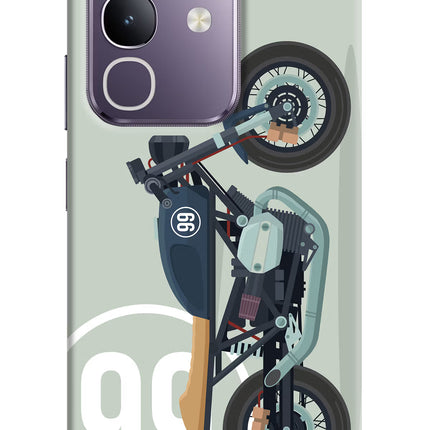 Classic Cafe Racer 99 Vivo T4x 5G Hard Case Back Cover by Casekaro