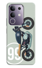 Classic Cafe Racer 99 Vivo T4x 5G Hard Case Back Cover by Casekaro