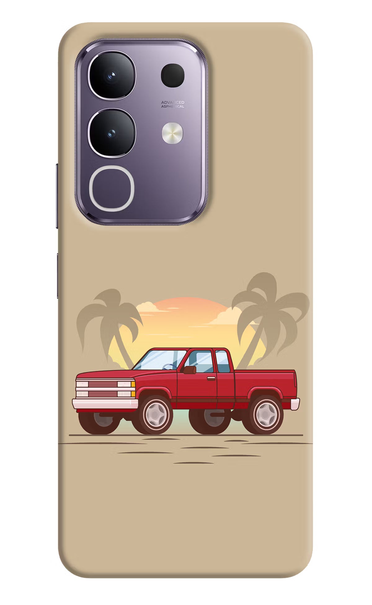 Desert Classic Drive Vivo T4x 5G Hard Case Back Cover by Casekaro