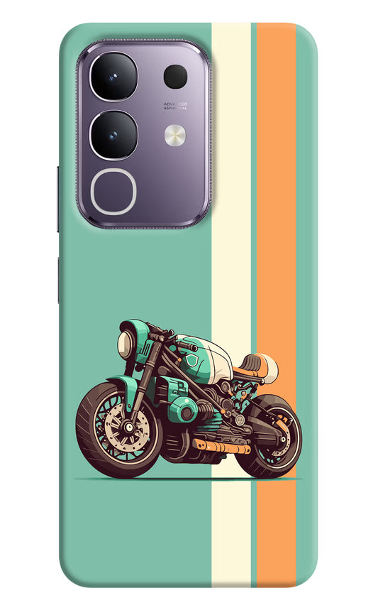 Striped Moto Drift Vivo T4x 5G Hard Case Back Cover by Casekaro