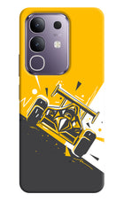 Track King Vivo T4x 5G Hard Case Back Cover by Casekaro
