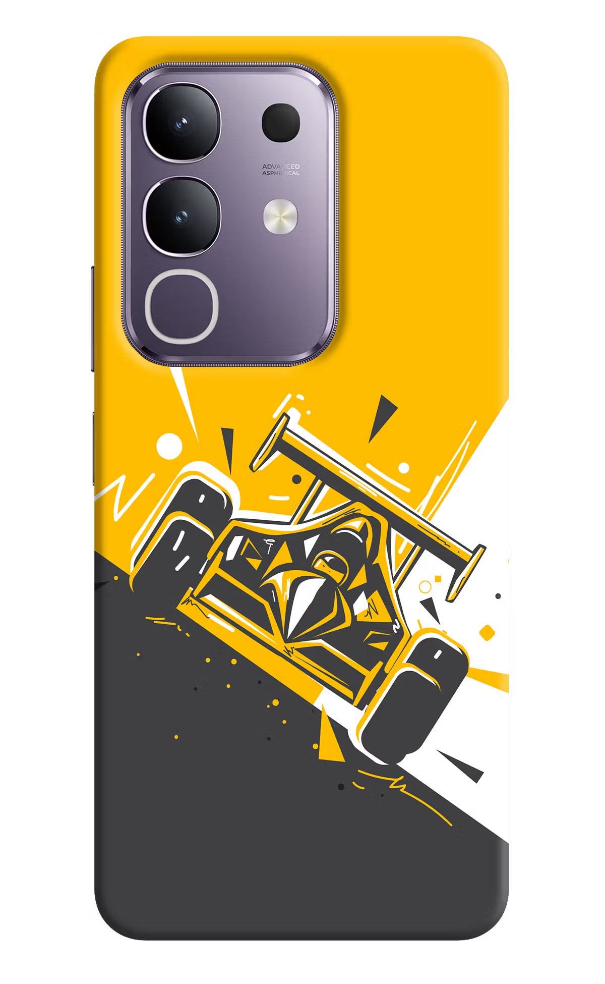 Track King Vivo T4x 5G Hard Case Back Cover by Casekaro
