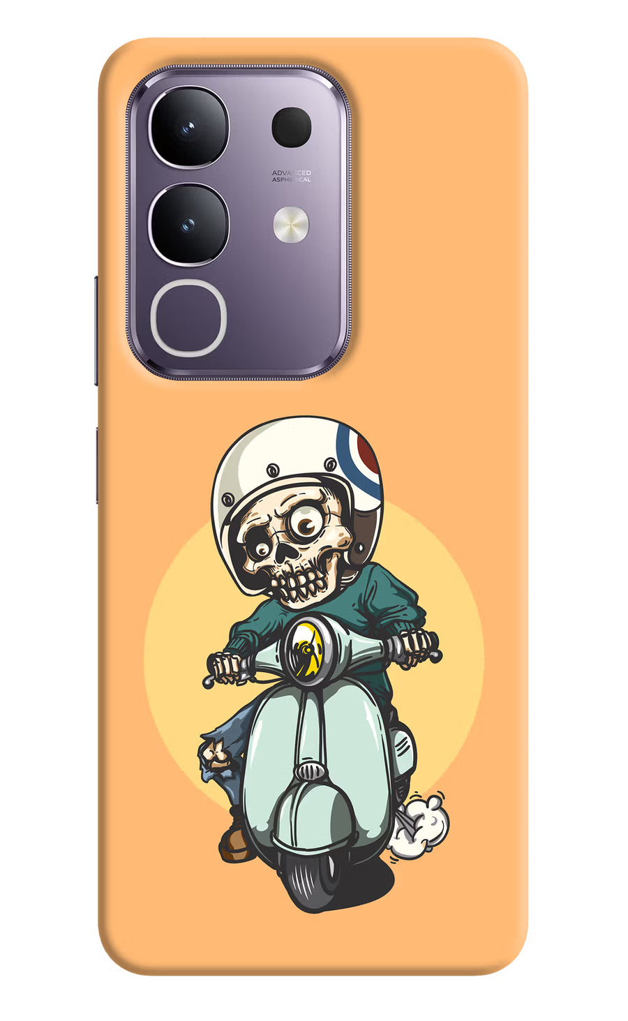 Undead Biker Vivo T4x 5G Back Cover, Hard case