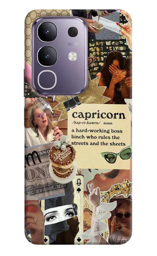 Capricorn Zodiac Vivo T4x 5G Hard Case Back Cover by Casekaro