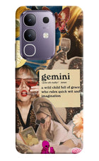 Gemini Zodiac Vivo T4x 5G Hard Case Back Cover by Casekaro