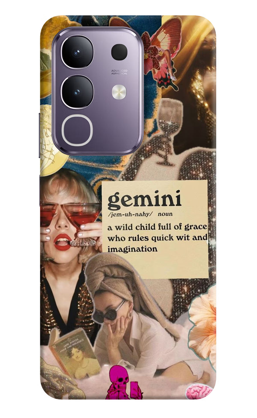 Gemini Zodiac Vivo T4x 5G Back Cover, Hard case