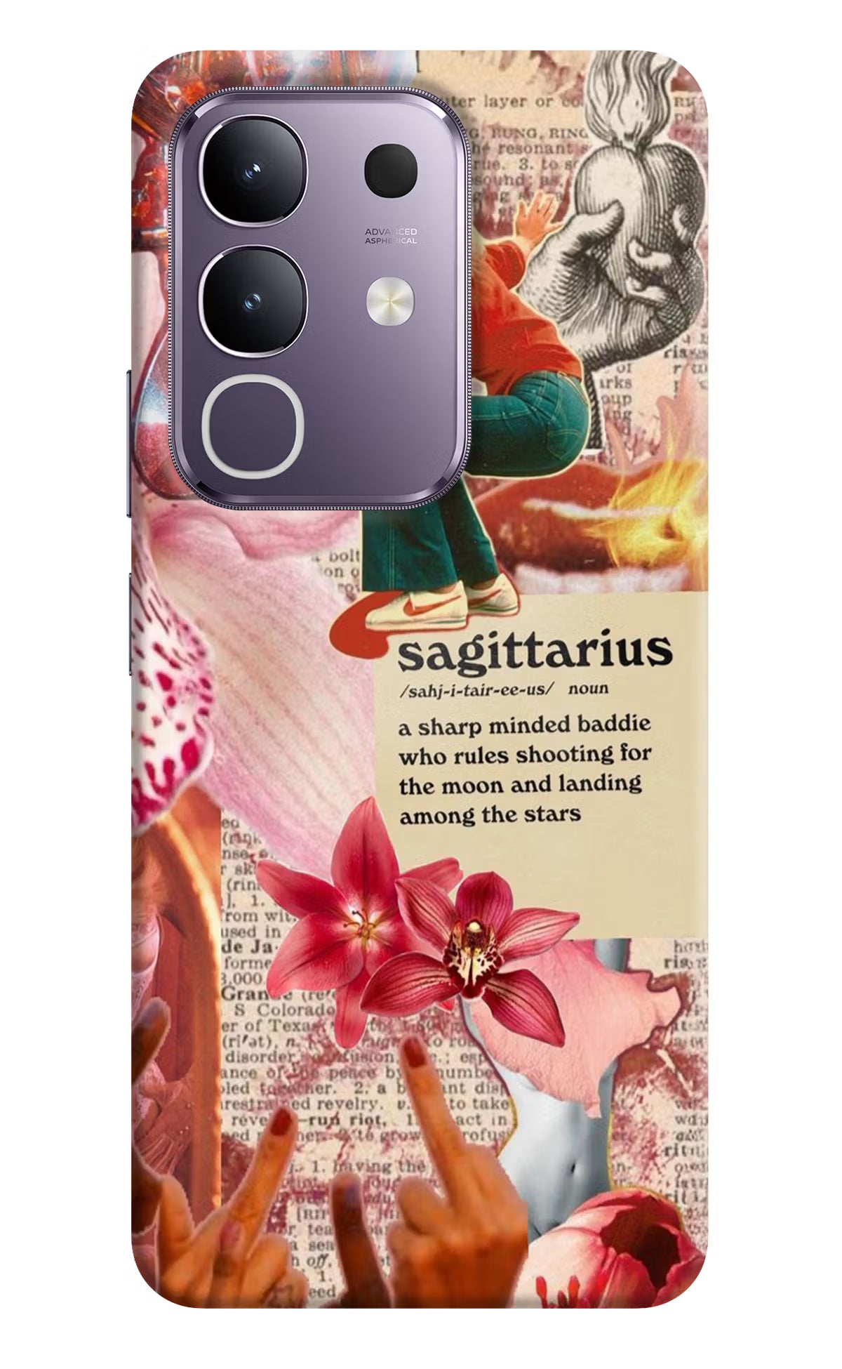 Sagittarius Zodiac Vivo T4x 5G Hard Case Back Cover by Casekaro