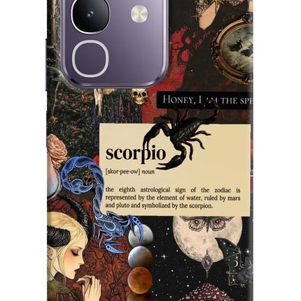 Scorpio Zodiac Vivo T4x 5G Hard Case Back Cover by Casekaro