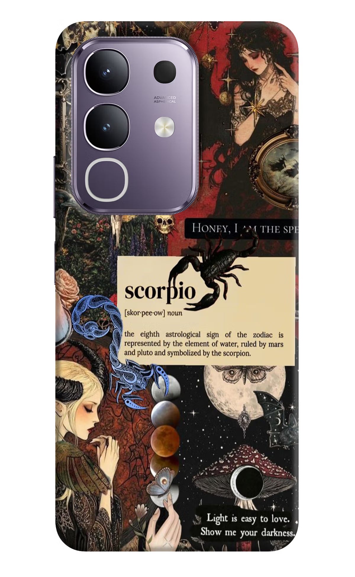 Scorpio Zodiac Vivo T4x 5G Hard Case Back Cover by Casekaro