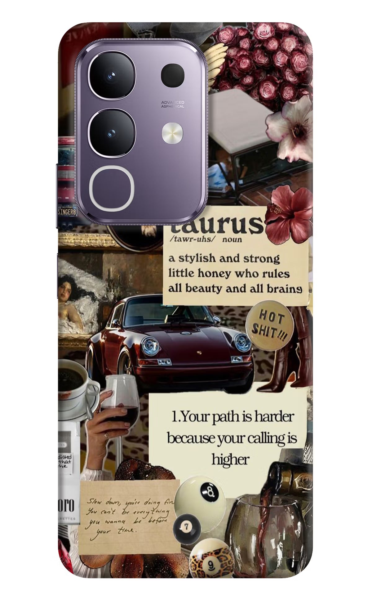 Taurus Zodiac Vivo T4x 5G Hard Case Back Cover by Casekaro