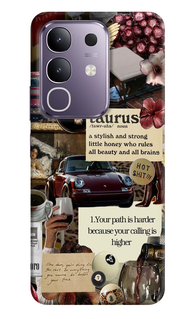 Taurus Zodiac Vivo T4x 5G Hard Case Back Cover by Casekaro
