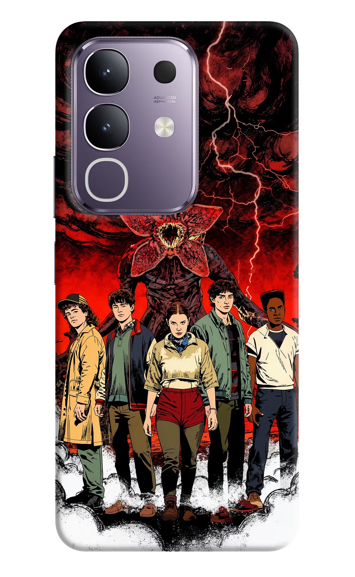 Ordinary Things Characters Vivo T4x 5G Hard Case Back Cover by Casekaro