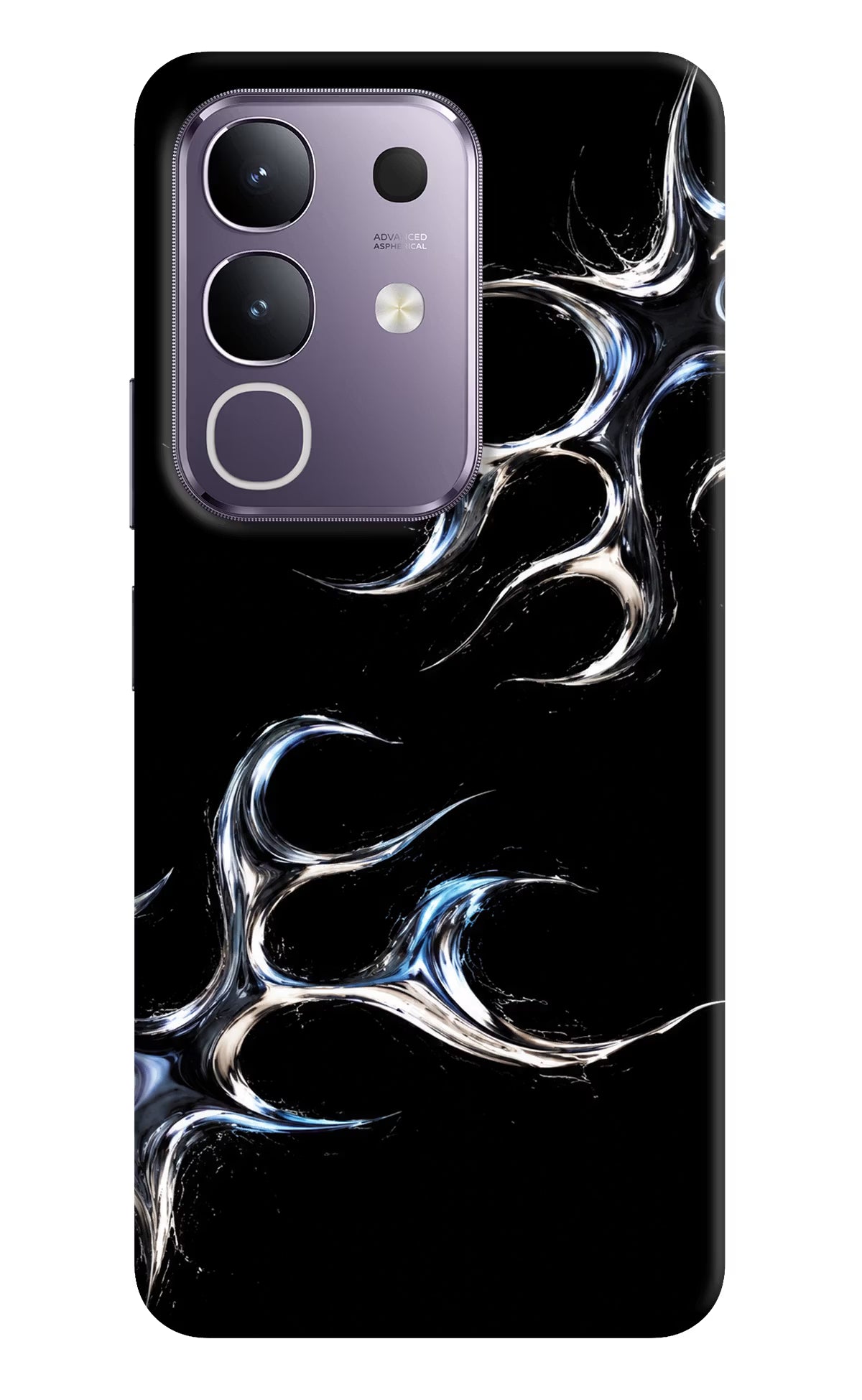 Chrome Tribal Vivo T4x 5G Hard Case Back Cover by Casekaro