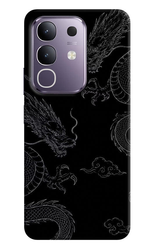 Twin Dragons Vivo T4x 5G Hard Case Back Cover by Casekaro