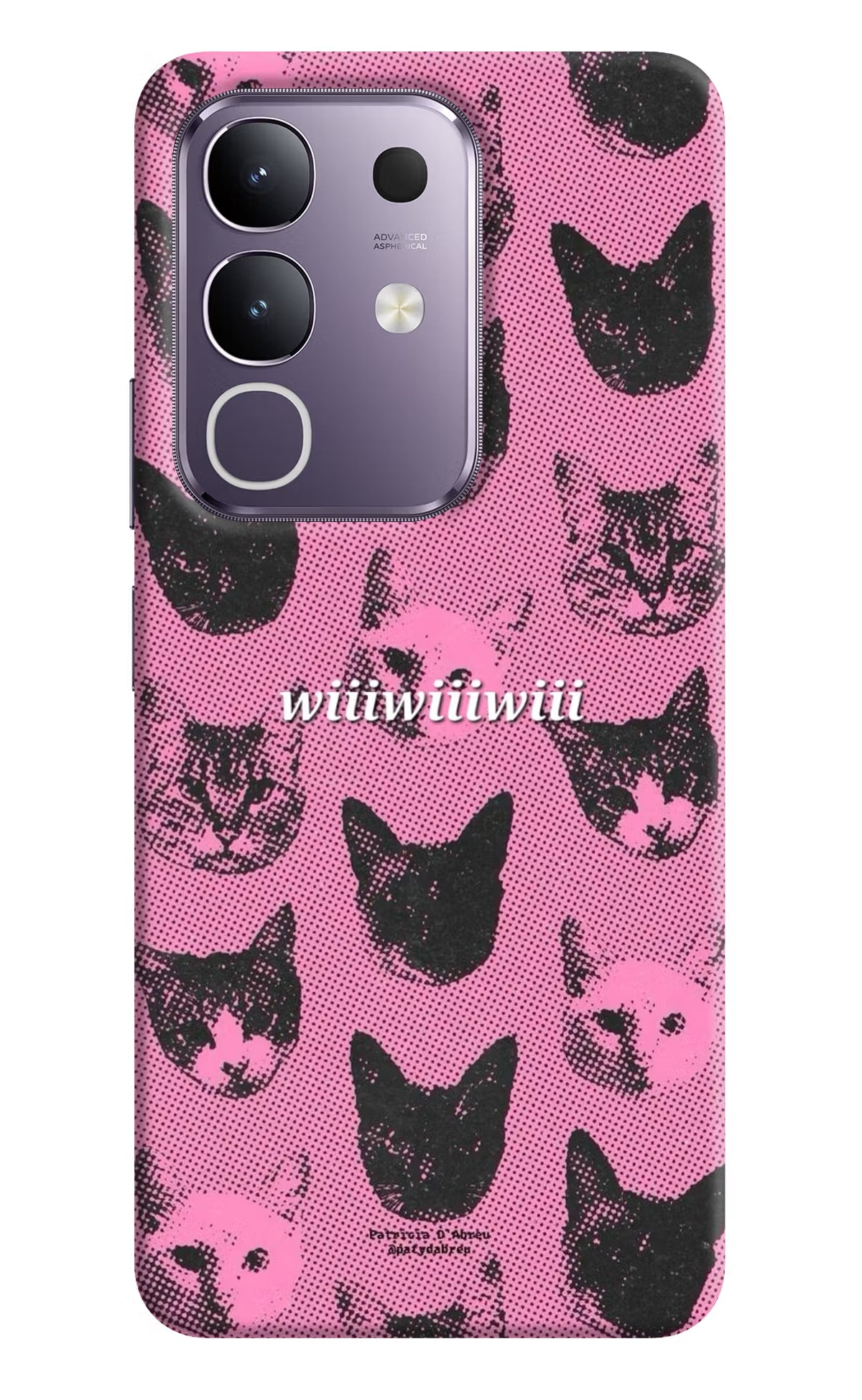Pink Cats Vivo T4x 5G Back Cover