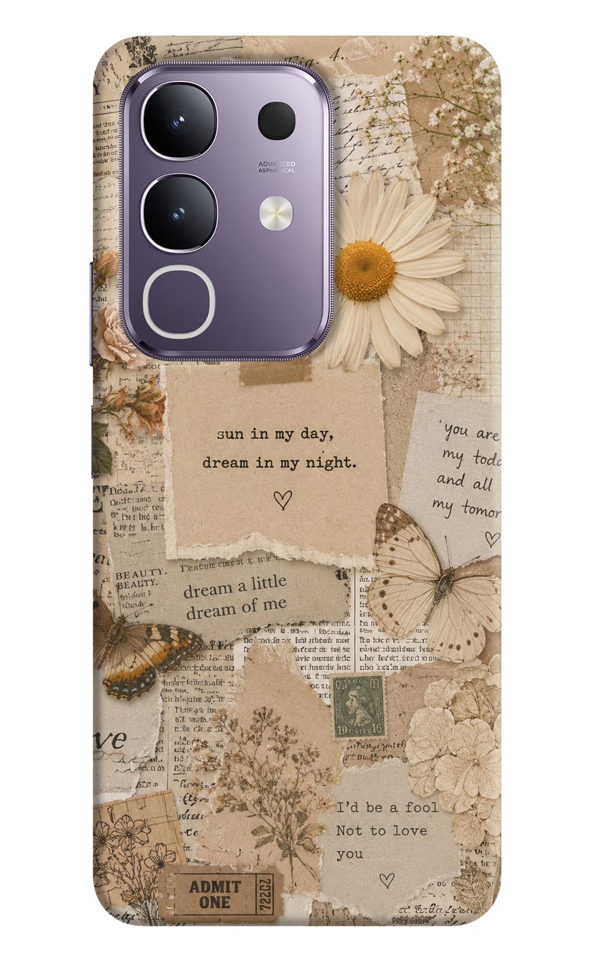 Vintage case Vivo T4x 5G Back Cover