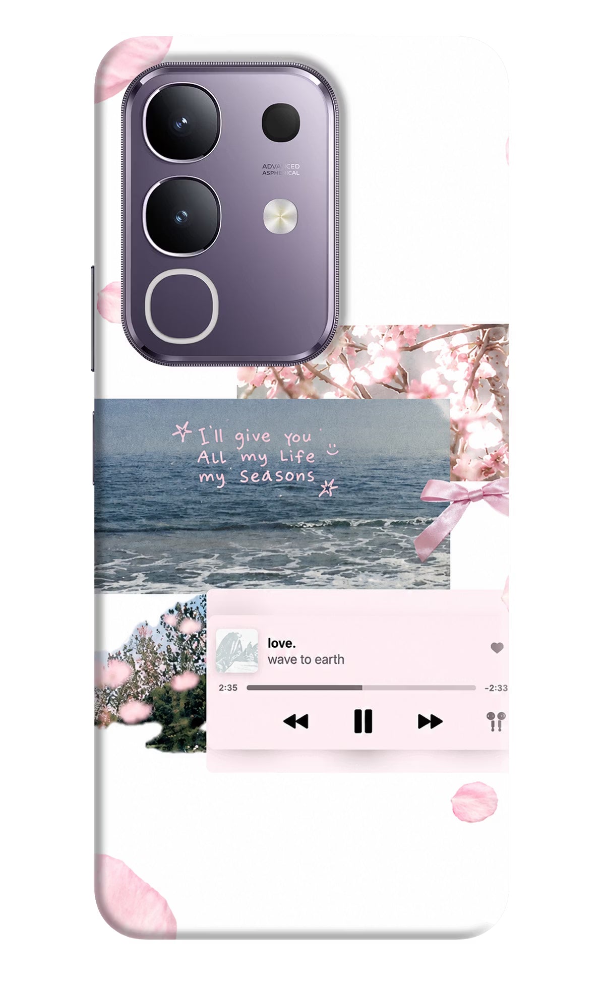 Wave to earth Vivo T4x 5G Back Cover