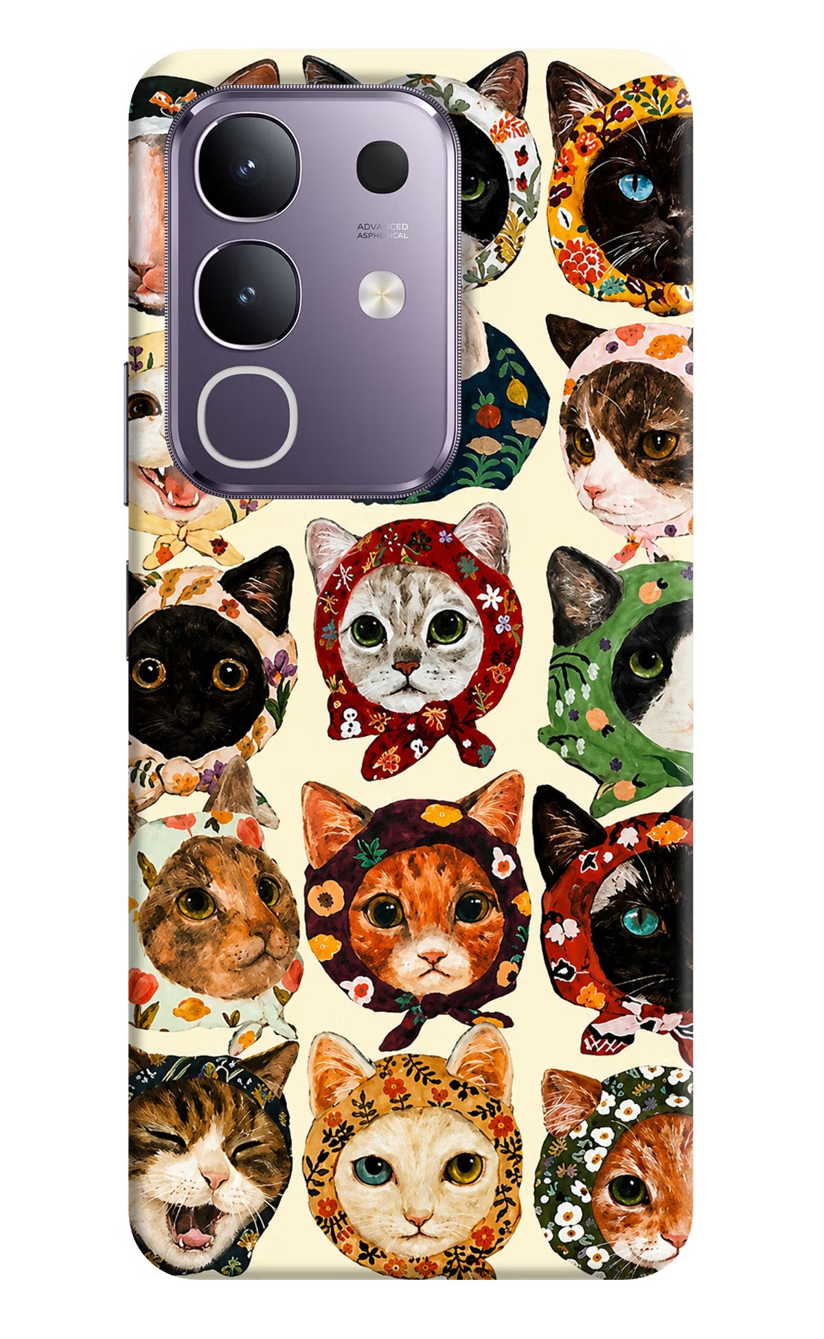 Cool Cat Vivo T4x 5G Back Cover