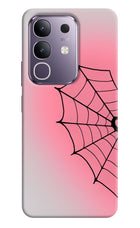 Pink Web Vivo T4x 5G Hard Case Back Cover by Casekaro