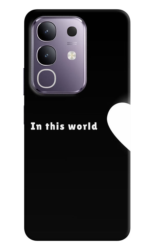This World Vivo T4x 5G Hard Case Back Cover by Casekaro