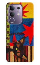 Pop Cat Vivo T4x 5G Hard Case Back Cover by Casekaro