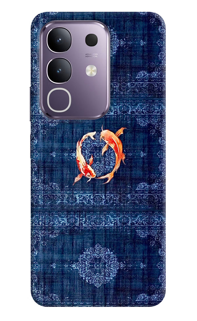 Koi Blue Vivo T4x 5G Hard Case Back Cover by Casekaro