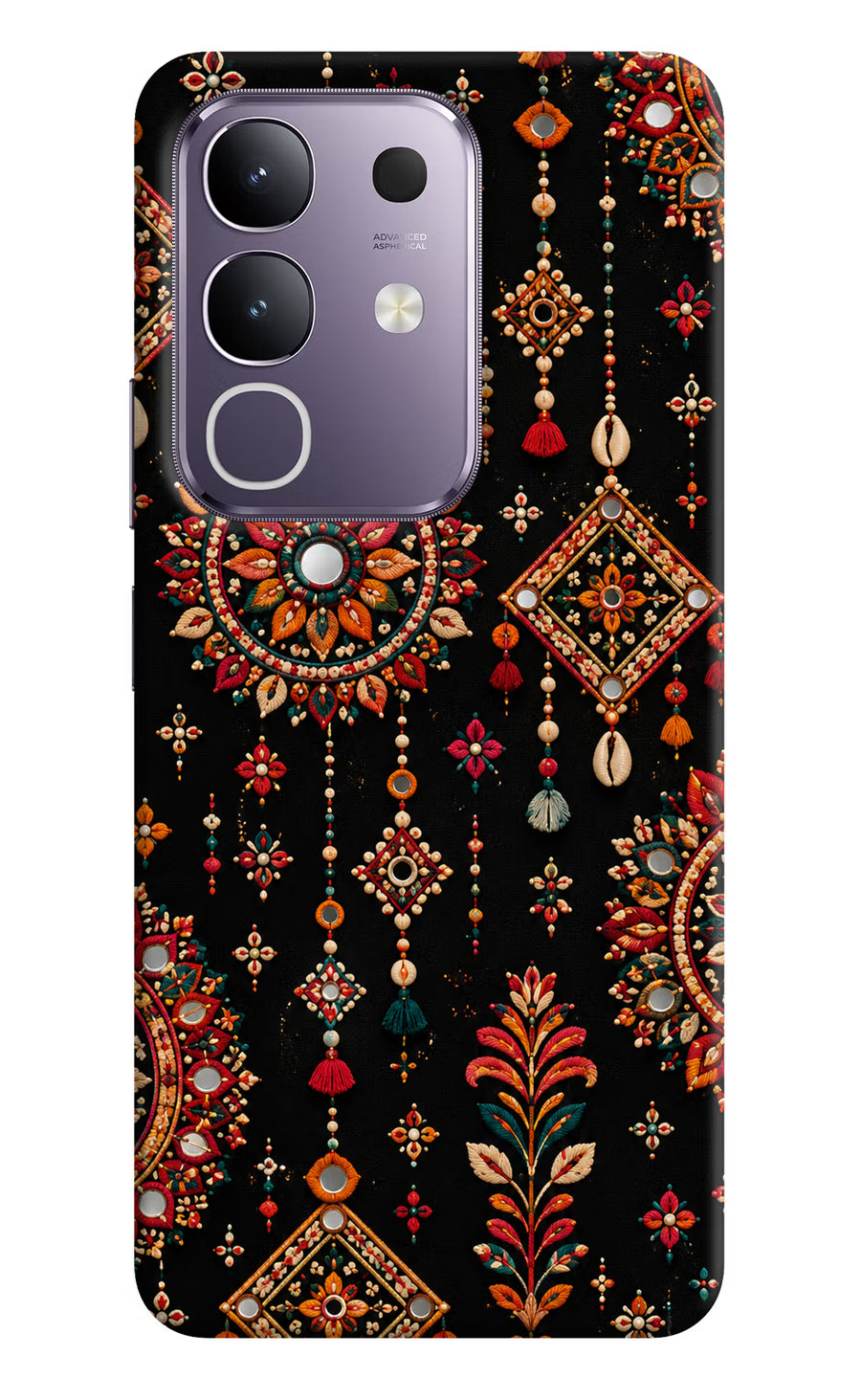 Boho Noir Vivo T4x 5G Back Cover, Hard case