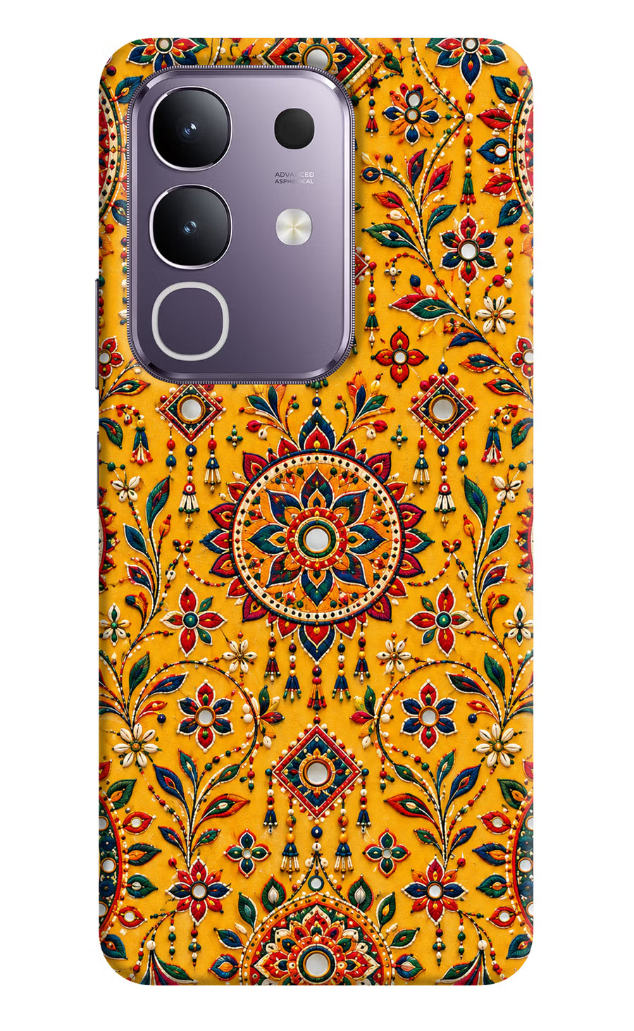 Sunlit Aura Vivo T4x 5G Back Cover, Hard case