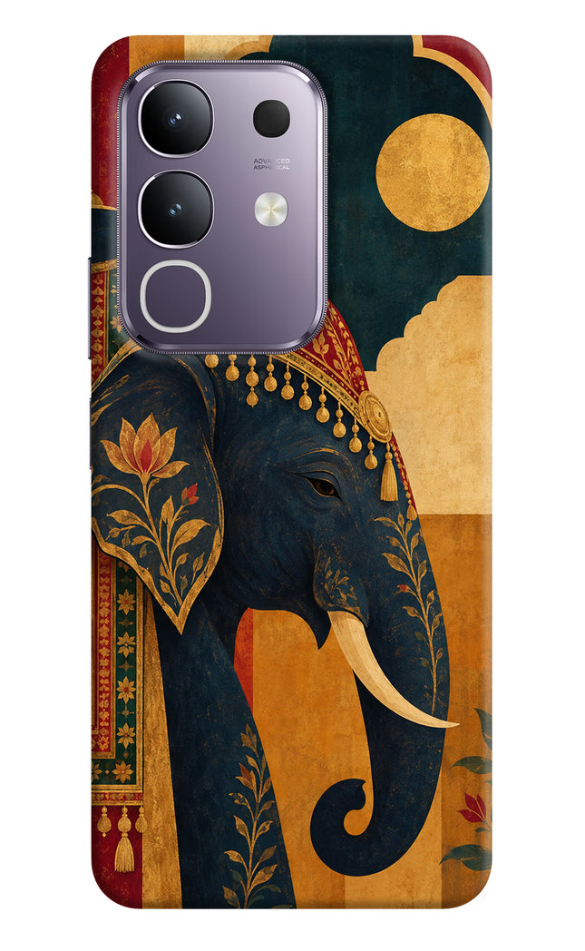 Royal Elephant Vivo T4x 5G Hard Case Back Cover by Casekaro