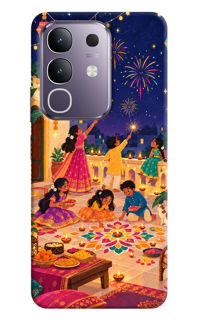 Diwali Night Vivo T4x 5G Hard Case Back Cover by Casekaro