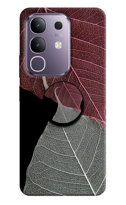 Leaf Pattern Vivo T4x 5G Pop Case by Casekaro
