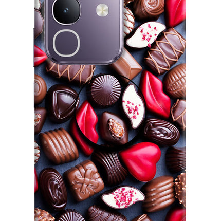 Chocolates Vivo T4x 5G Pop Case by Casekaro