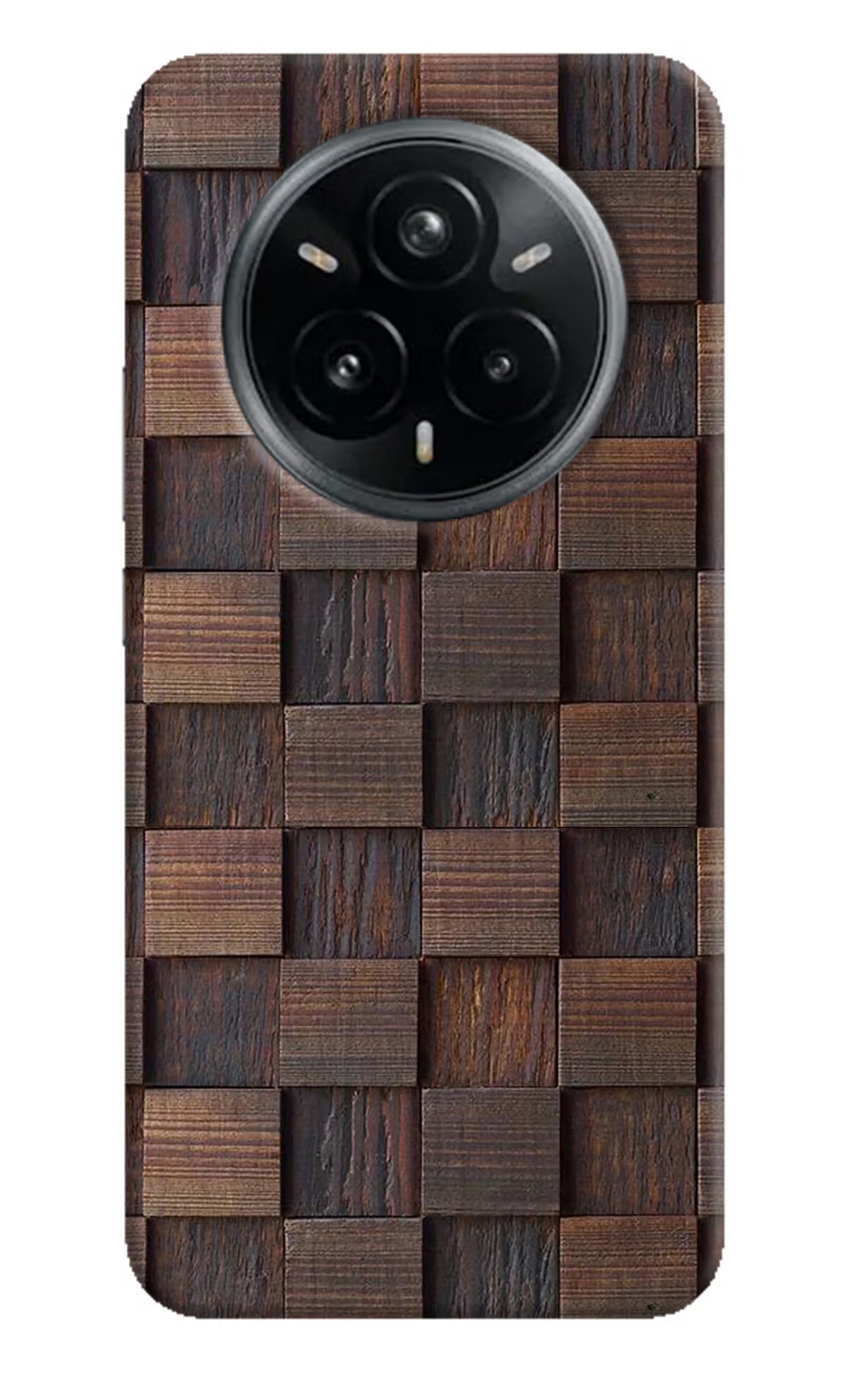 Wooden Cube Design Realme 14 Pro Plus 5G Hard Case Back Cover by Casekaro