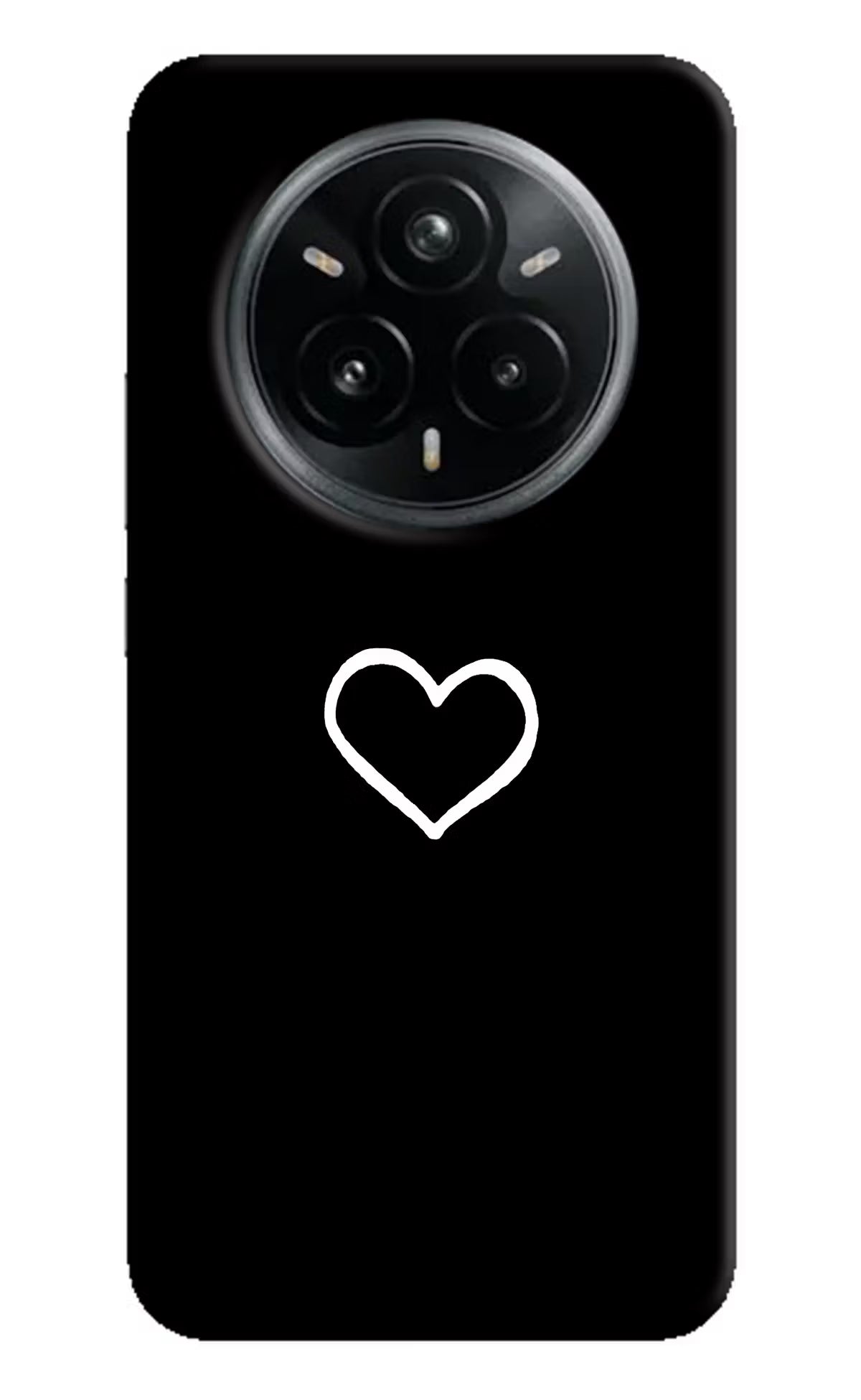 Heart Realme 14 Pro Plus 5G Hard Case Back Cover by Casekaro
