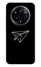 Paper Plane White Realme 14 Pro Plus 5G Hard Case Back Cover by Casekaro