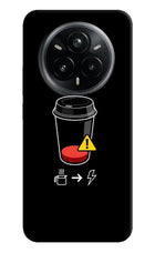 Coffee Realme 14 Pro Plus 5G Hard Case Back Cover by Casekaro
