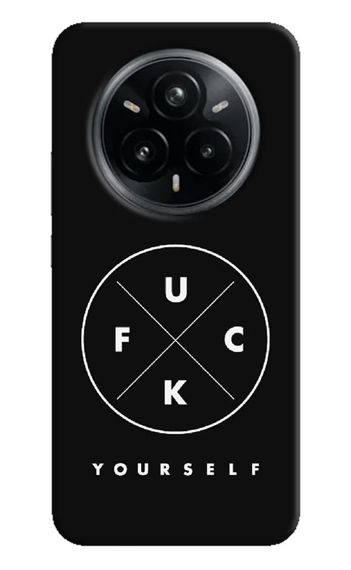 Go Fuck Yourself Realme 14 Pro Plus 5G Hard Case Back Cover by Casekaro
