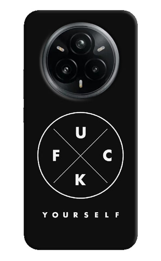 Go Fuck Yourself Realme 14 Pro Plus 5G Hard Case Back Cover by Casekaro