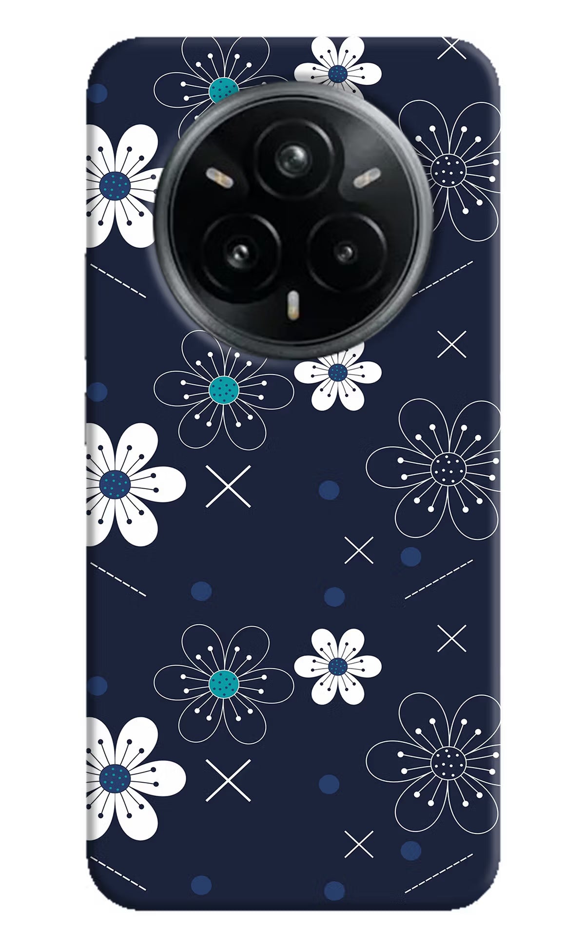 Flowers Realme 14 Pro Plus 5G Hard Case Back Cover by Casekaro