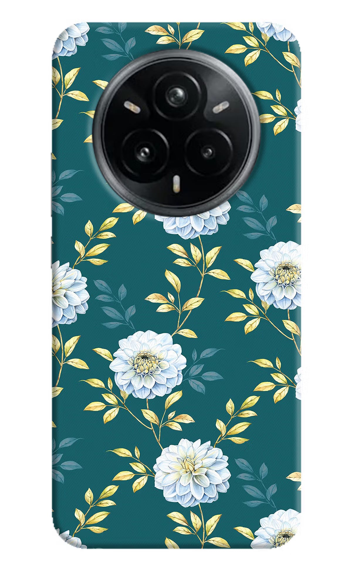 Flowers Realme 14 Pro Plus 5G Hard Case Back Cover by Casekaro