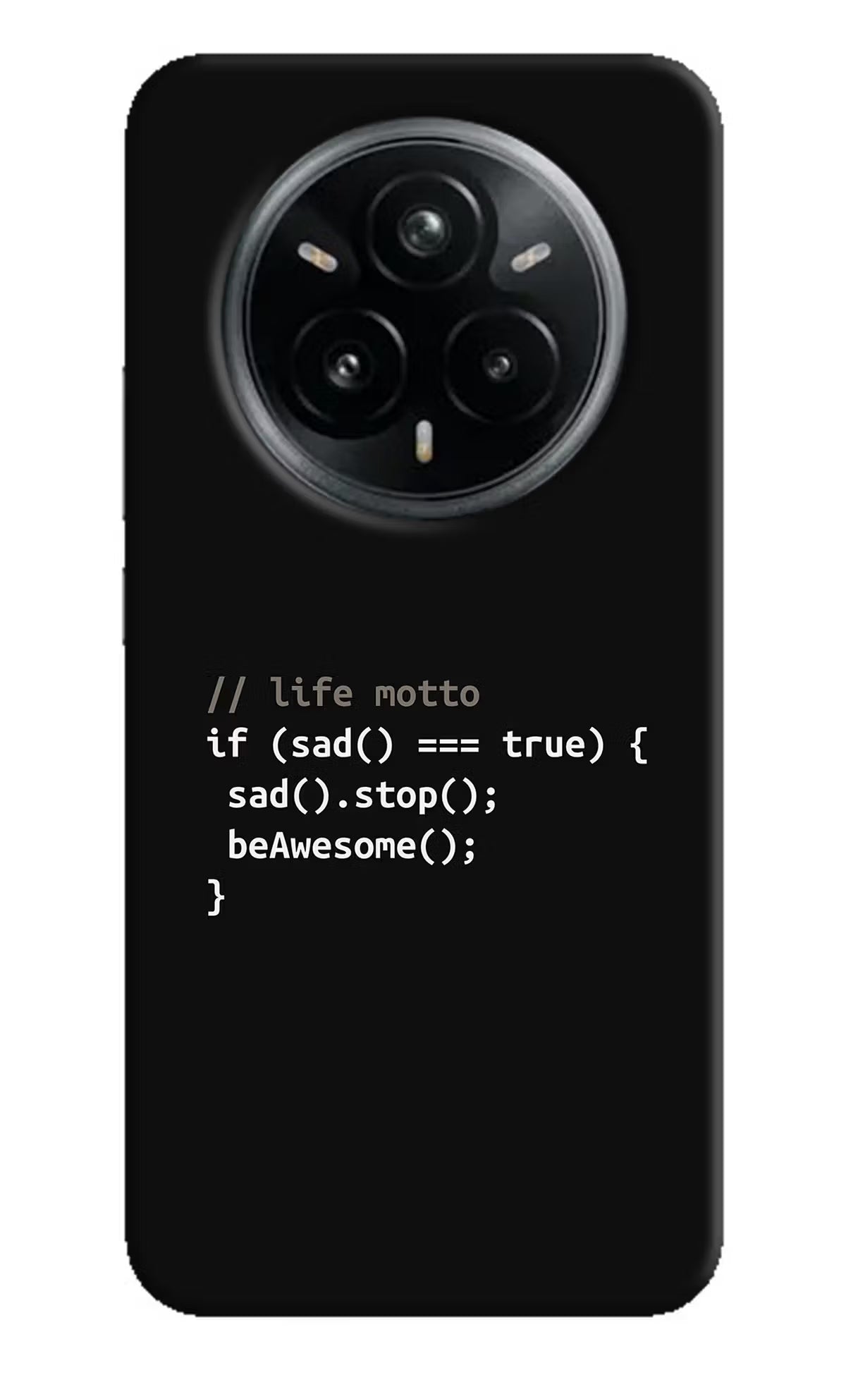 Life Motto Code Realme 14 Pro Plus 5G Hard Case Back Cover by Casekaro