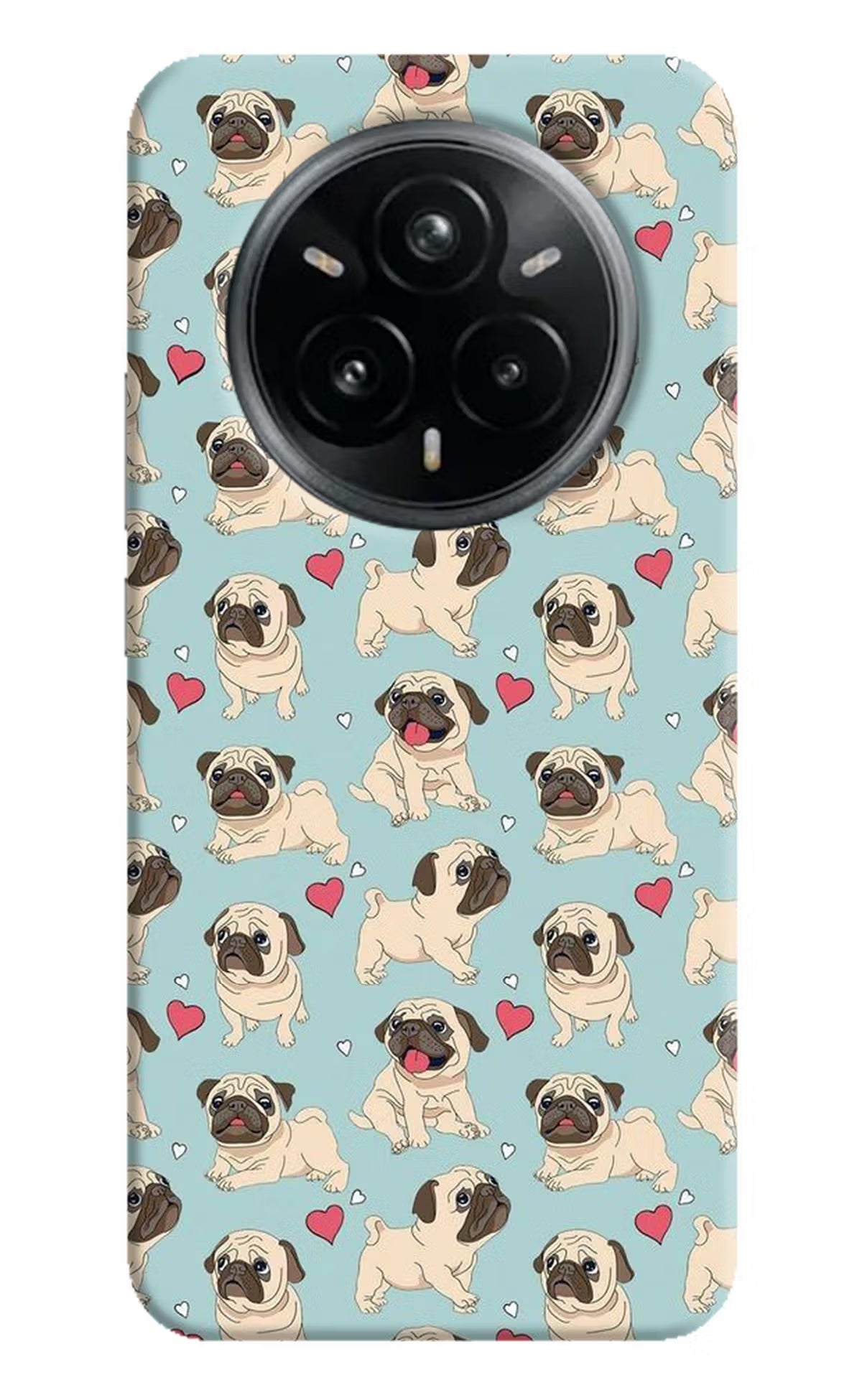 Pug Dog Realme 14 Pro Plus 5G Hard Case Back Cover by Casekaro