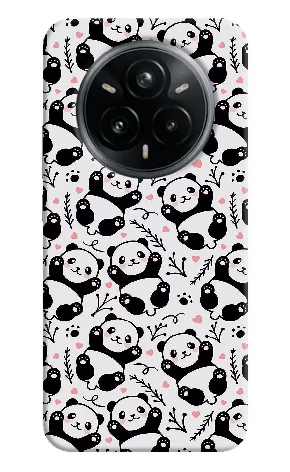 Cute Panda Realme 14 Pro Plus 5G Hard Case Back Cover by Casekaro