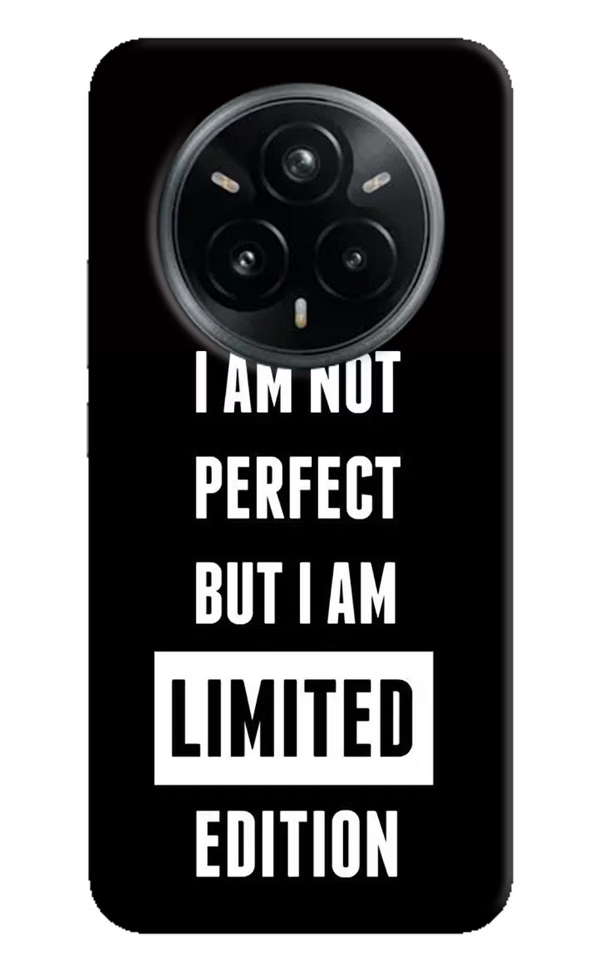 I Am Not Perfect But I Am Limited Edition Realme 14 Pro Plus 5G Hard Case Back Cover by Casekaro
