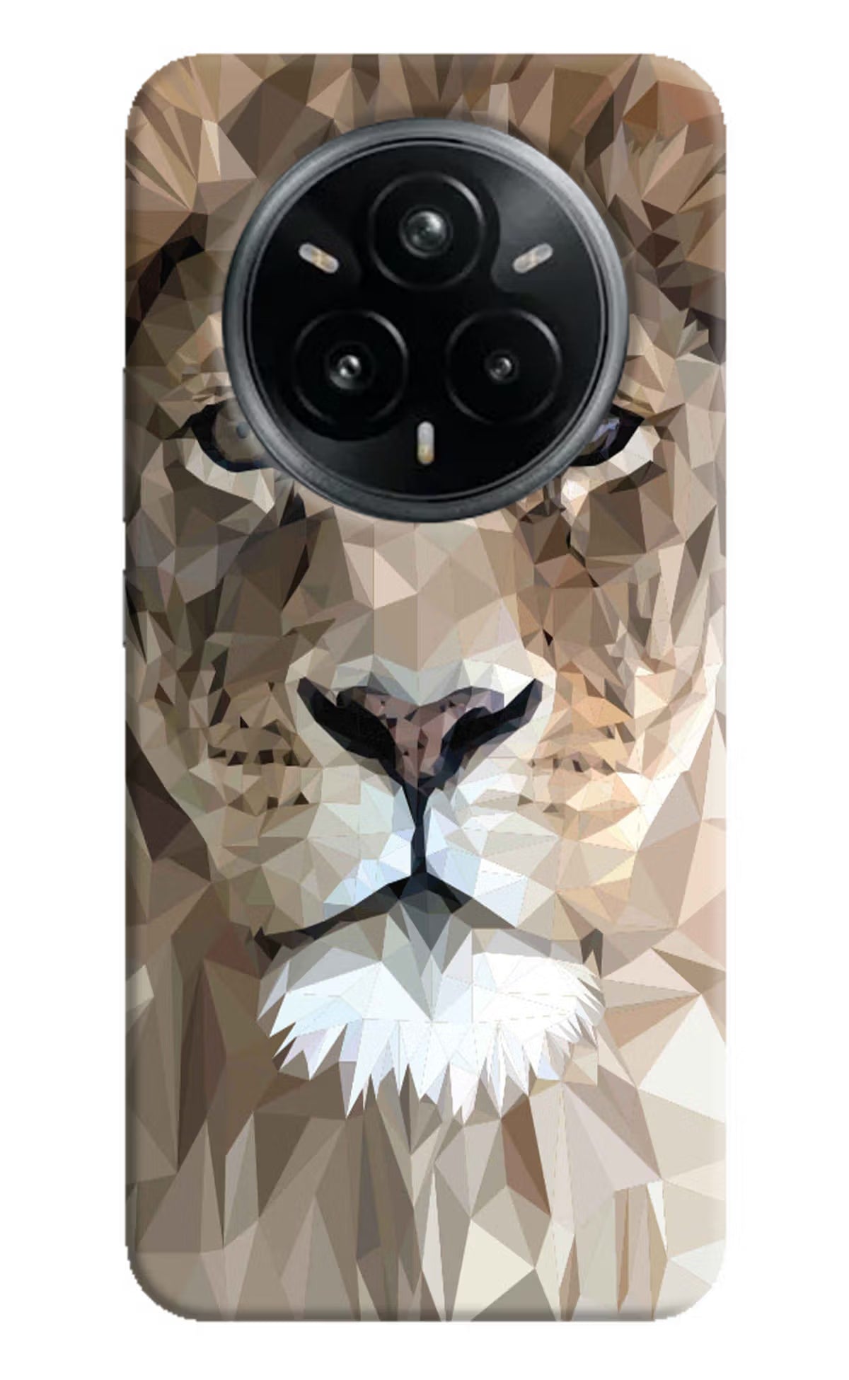 Lion Art Realme 14 Pro Plus 5G Hard Case Back Cover by Casekaro